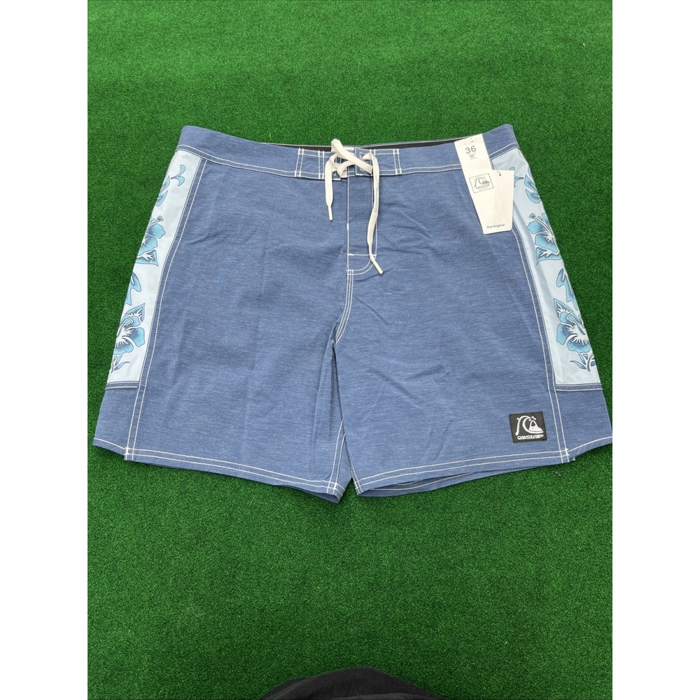 Quiksilver Original Arch 18" Boardshorts Mens Size 36 Blue NWT